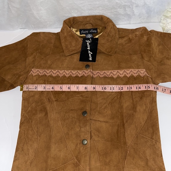 Juicy Lucy Western Style Leather Jacket size S - Picture 16 of 16